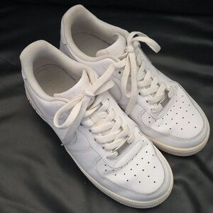 Nike Unisex Sz 8.5 USNike  Air Force 1 Low Risw White DD8959-100 Sneakers